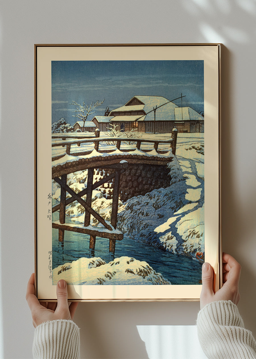 Ono in Mito Print by Hasui Kawase