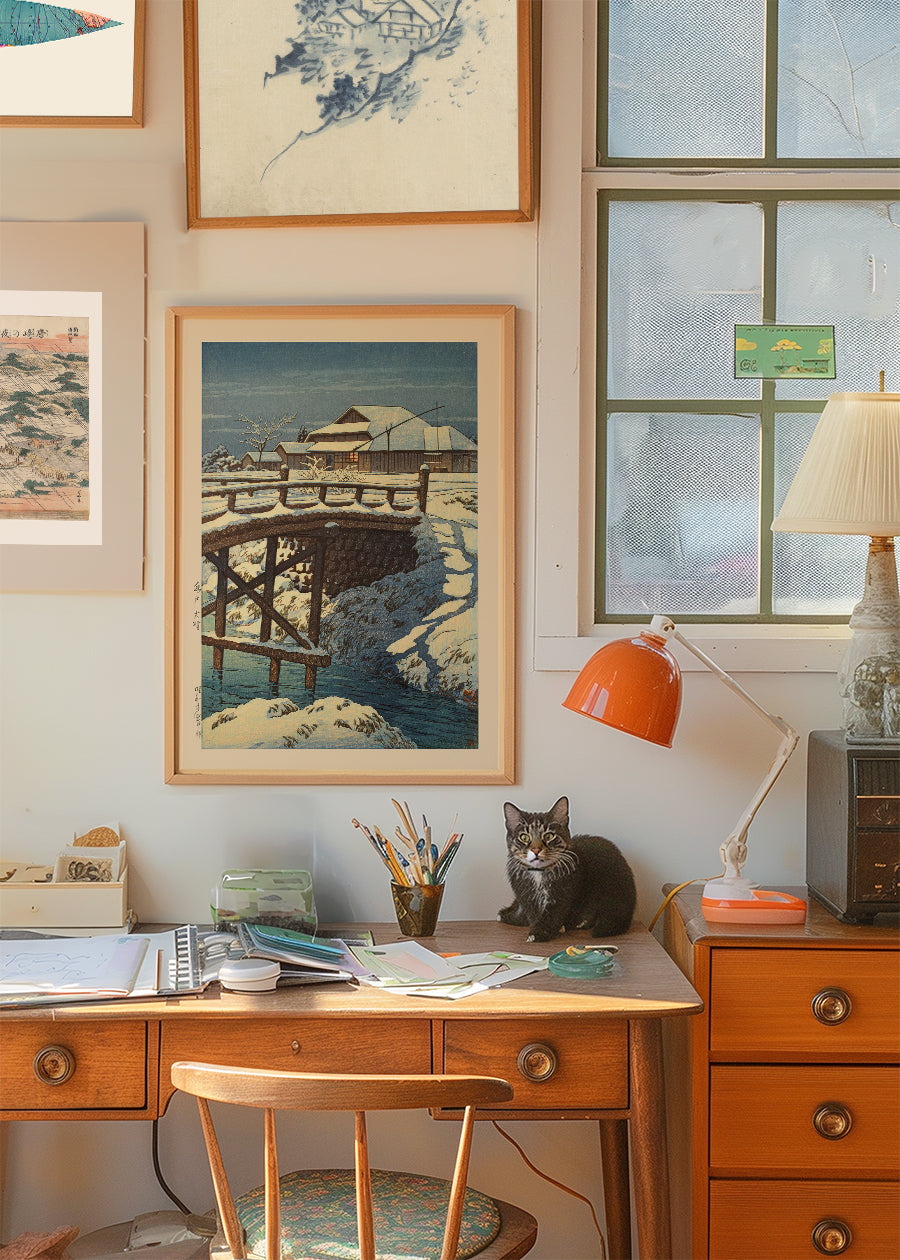 Ono in Mito Print by Hasui Kawase