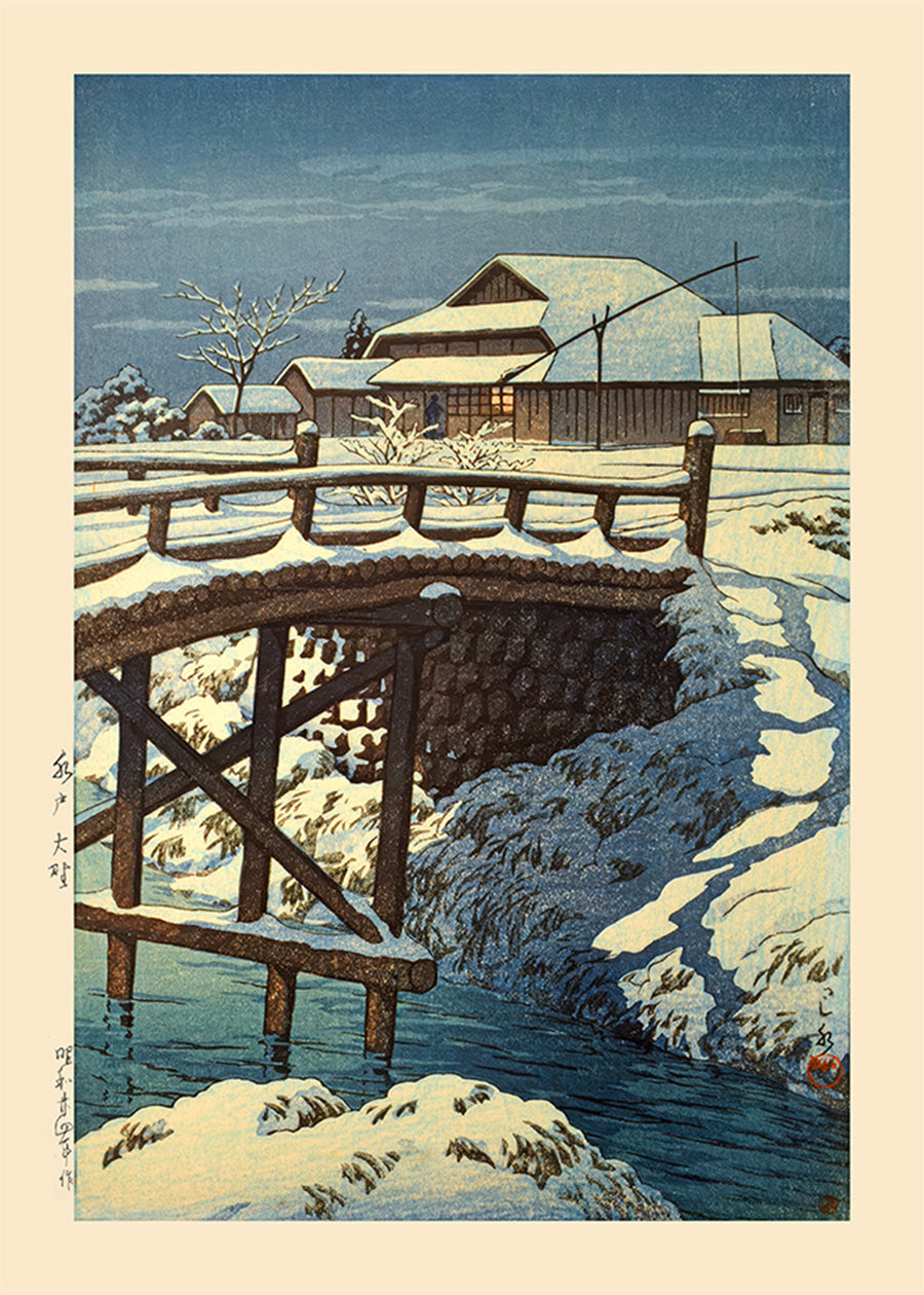 Ono in Mito Print by Hasui Kawase