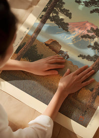 Evening at Tagonoura Print by Hasui Kawase