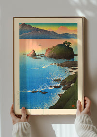 Kude Beach in Wakasa Print by Hasui Kawase