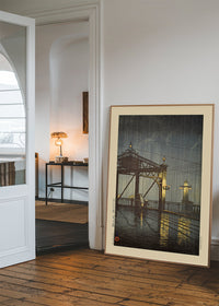 Shinohashi Bridge Print by Hasui Kawase