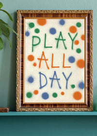 Play All Day Kids Spraypaint Print