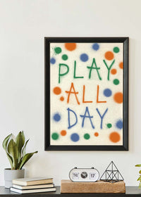 Play All Day Kids Spraypaint Print