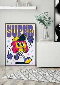 Super Cartoon Kids Print
