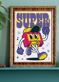 Super Cartoon Kids Print