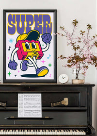 Super Cartoon Kids Print