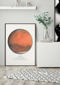 Mars Educational Kids Planet Poster