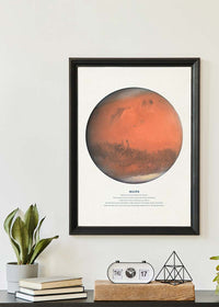 Mars Educational Kids Planet Poster