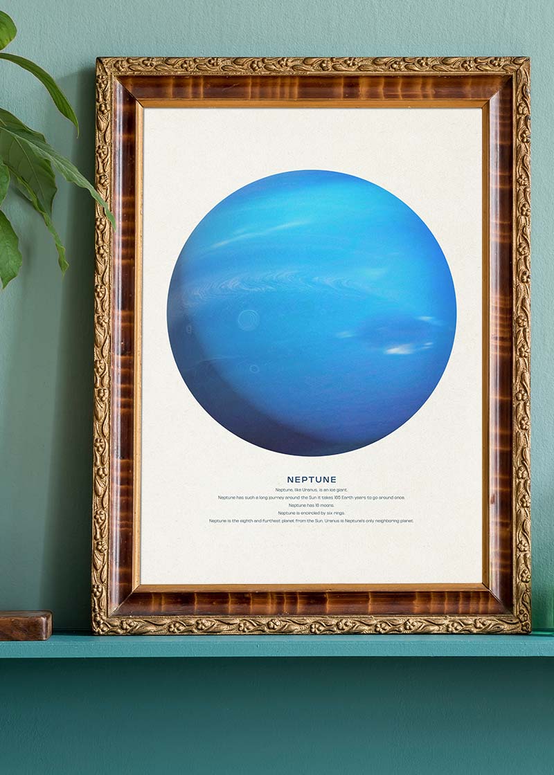 Neptune Educational Kids Planet Poster