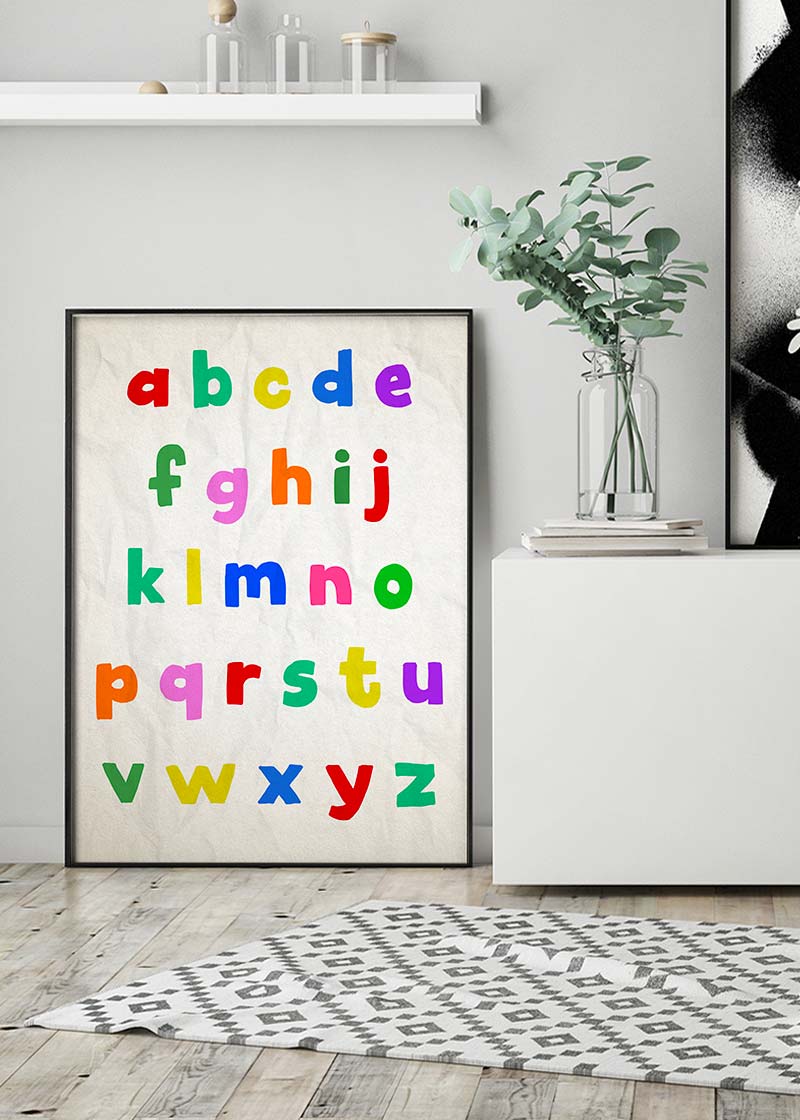 Basic Alphabet Kids Print