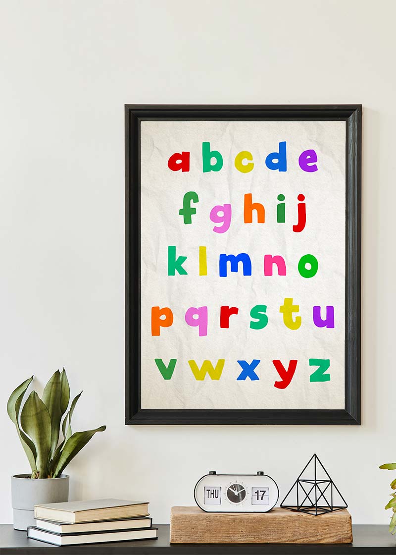 Basic Alphabet Kids Print