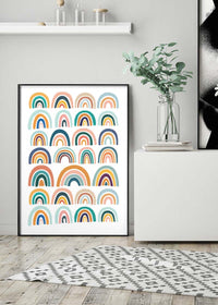 Pastel Rainbows Kids Print