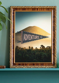 Adventure Pennant Print