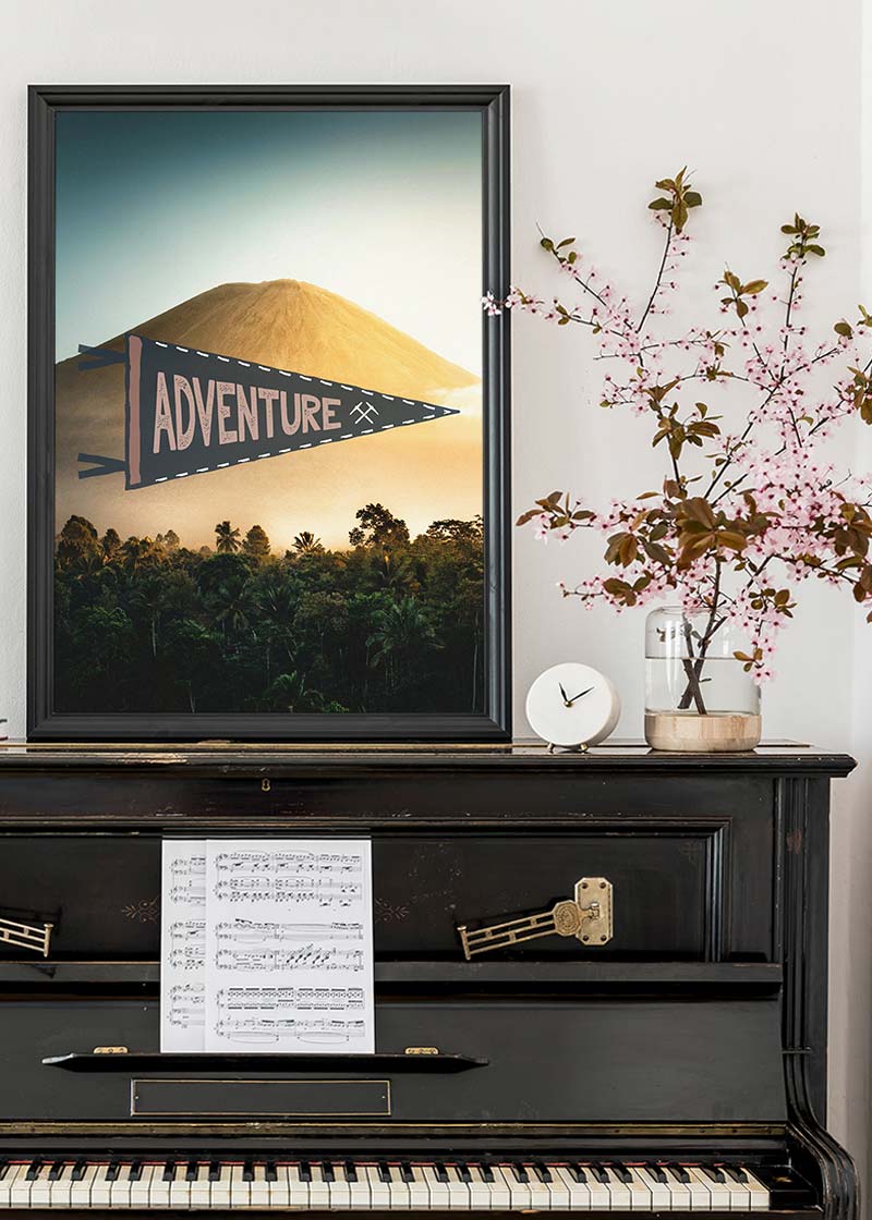 Adventure Pennant Print