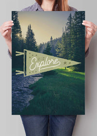 Explore Pennant Print