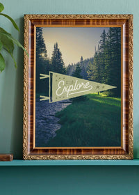 Explore Pennant Print