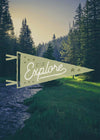 Explore Pennant Print