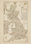 A new map of Great Britain by Herman Moll 21x30cm Matte Clearance Print