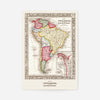 1863 Map of South America and Political Divisions