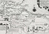 America map from Grand voyages 1596 by Theodor de Bry