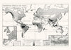 Annual Rainfall Distribution World Map in French