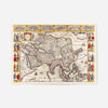 Antique Map Of The World Map Of Asia by Jan Jansson 1632
