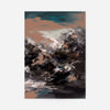 Abstract Painting 1 in Pantone Mocha Mousse