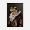 Frog Portrait in Pantone Mocha Mousse