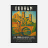 Vintage Railway Style Durham Tourist Poster Print