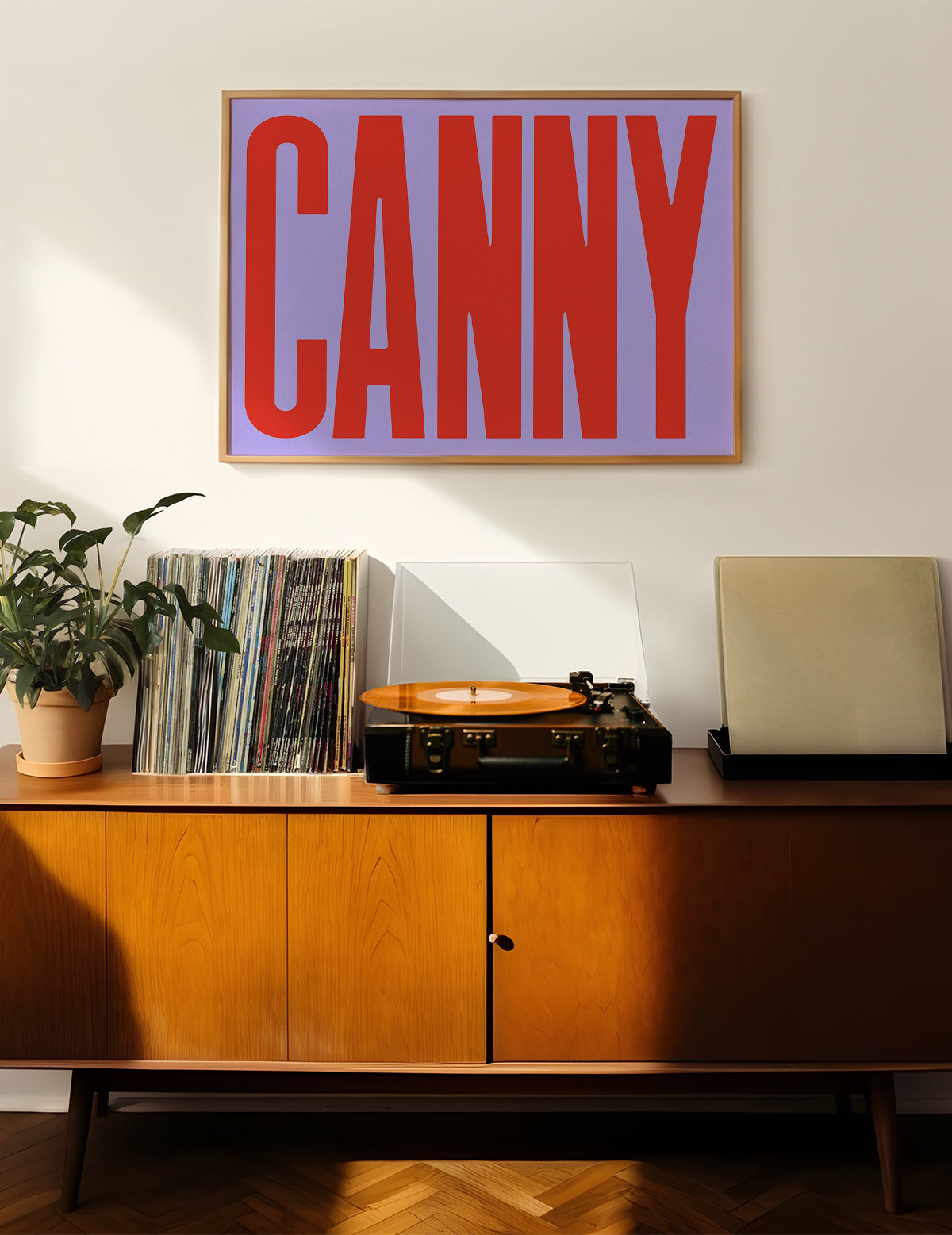 Canny Typography Quote Print - Red
