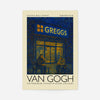 Van Gogh style Greggs parody painting print