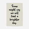 Some Might Say 2025 Oasis Lyrics Print