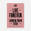 Oasis Tour Poster Print 2025 Pink