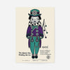 Queen City Printing Inks Vintage Poster - Purple & Green Print