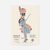 Queen City Printing Inks Vintage Poster - Guard In Pastels Print