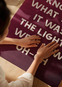 Didn't Know What Time It Was Starman Lyrics Print