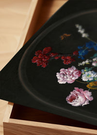 Roses & Tulips by Johann Baptist Drechsler Still Life Painting