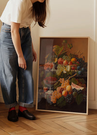 Fruit by Severin Roesen Still Life Painting