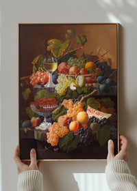 Fruit by Severin Roesen Still Life Painting