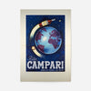 Vintage Campari Earth Design Poster Print