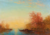 Fusine, Environs De Venise Print by Félix Ziem
