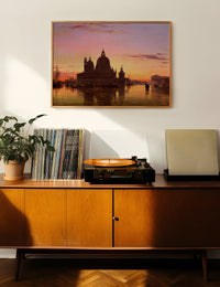 Venice Sunset Print by Edward William Cooke