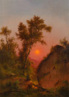 View from the Bluff sunset by Henry Ary Poster Print