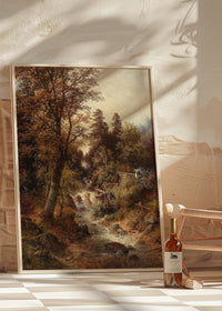 Waldmühle bei Windischgarsten by Carl Hasch Poster Print