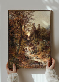 Waldmühle bei Windischgarsten by Carl Hasch Poster Print