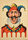 Vintage French Target Practice Poster Jester Print