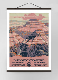 Grand Canyon National Park America Tourist Print