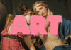 Altered ART Pink Paint Print
