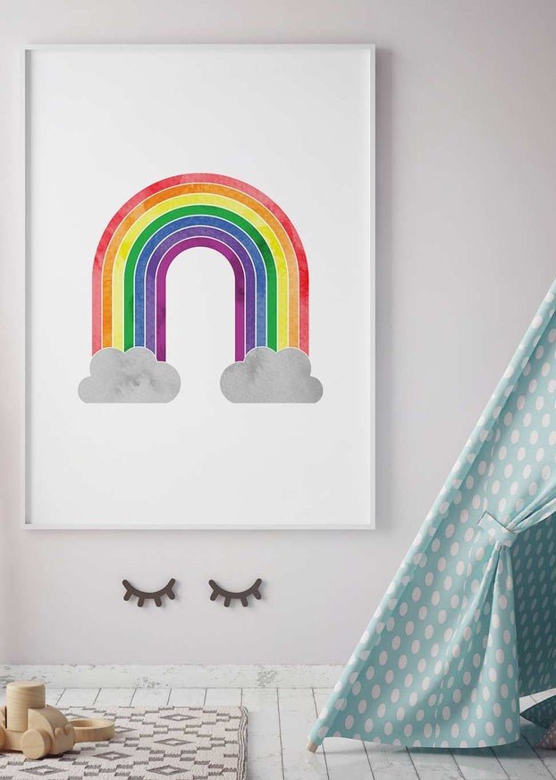 Rainbow Painting Print